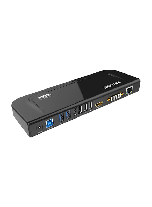 

Wavlink Universal USB 3.0 Docking Station, Black