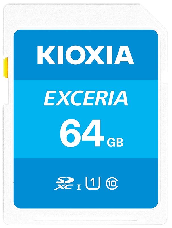 Kioxia 64GB Exceria SDXC Memory Card