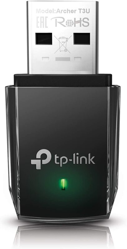 TP-Link Archer T3U AC1300 USB WiFi Adapter, Black