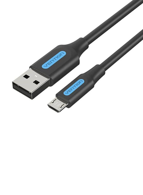 

Vention 0.25-Meter 2.0 USB Cable, USB Type A to Micro-B USB (5 pin) for Nickel Platted/Aluminium Foil Shielding, Black