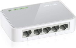 TP-Link 5-Port 10/100Mbps Desktop Switch, TL-SF1005D, White