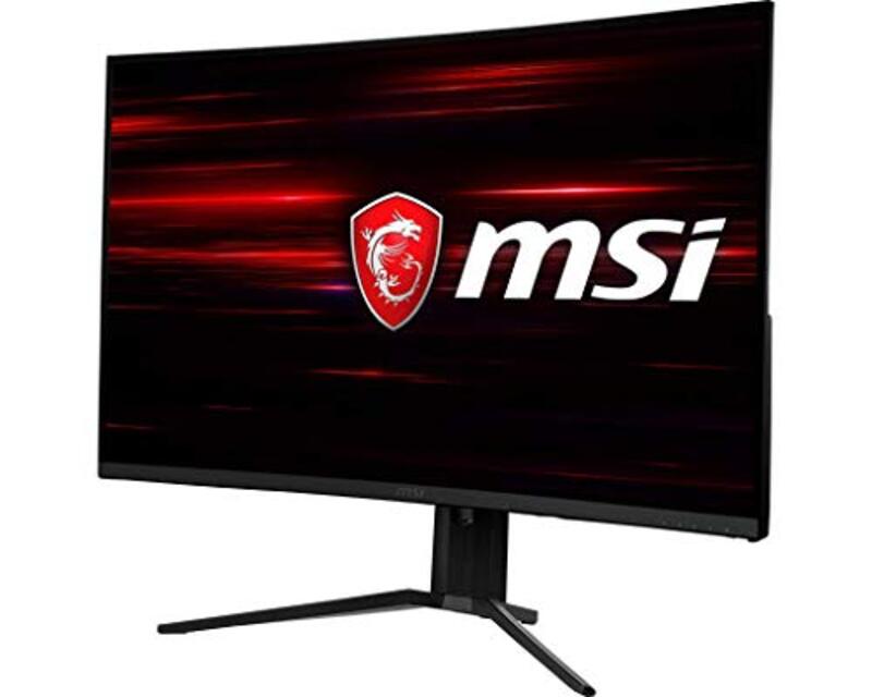 MSI 31.5 inch Non-Glare Narrow Bezel Screen 16: 9 Aspect Ratio Refresh Rate 1ms HDR Ready 4K Resolution Curved Gaming Monitor, OPTIX MAG321CURV, Black