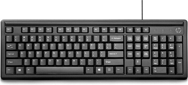 

HP 2UN30AA 100 Wired USB English Keyboard, Black
