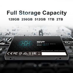 Silicon Power 512GB Ace A55 SATA SSD, Up to 560MB/s, 3D NAND with SLC Cache, Multicolour