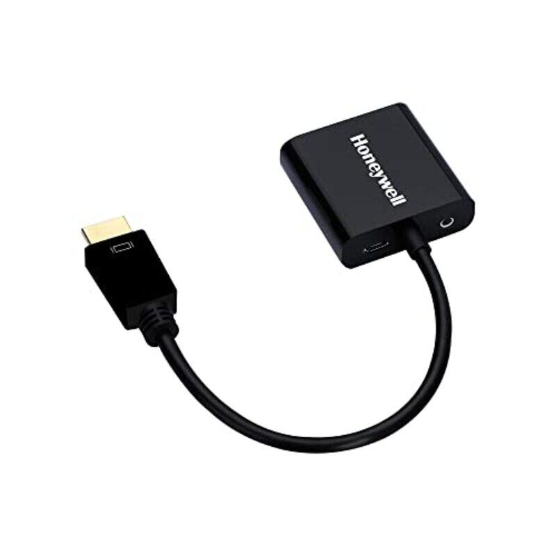 

Honeywell VGA Adapter, HDMI Male to VGA Female for Display Devices, Black