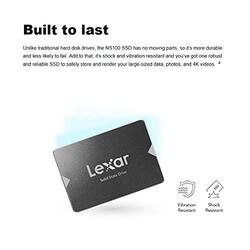 Lexar 256GB NS100/s SSD High Speed SATA + SSD, Multicolour