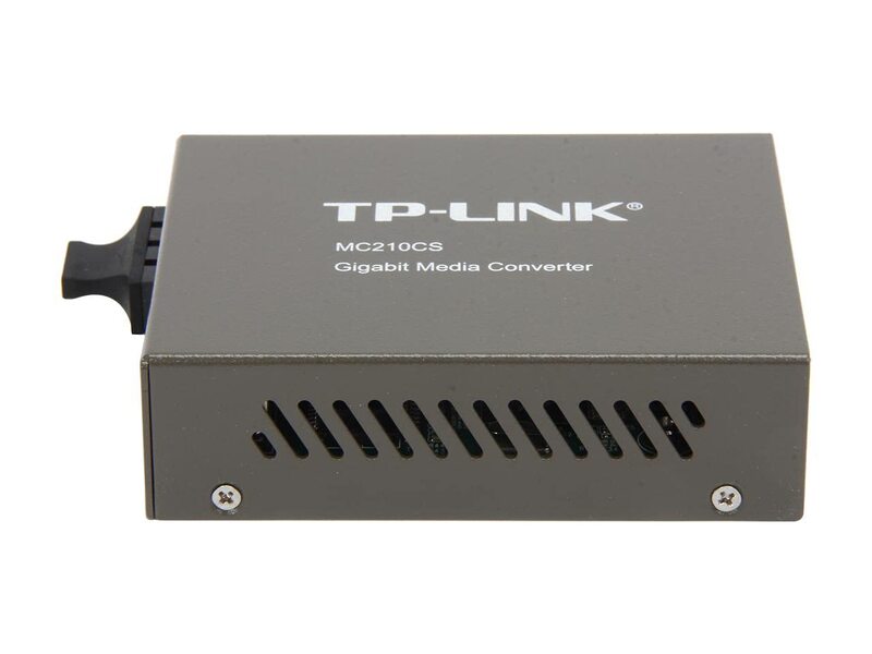 TP-Link Gigabit Ethernet Media Converter, MC210CS, Black