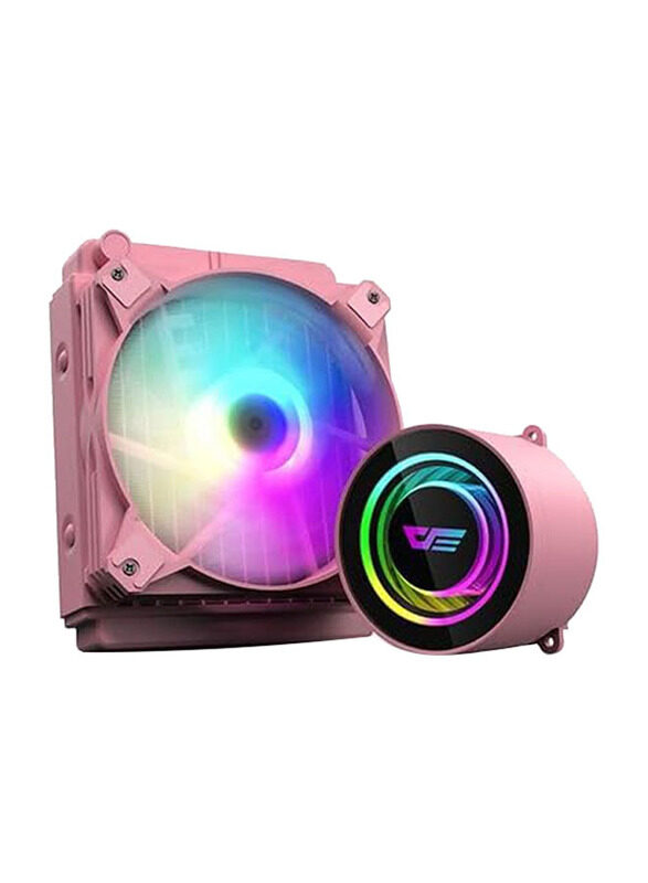 

PC Darkflash Twister DX120 Liquid CPU Cooler, Pink