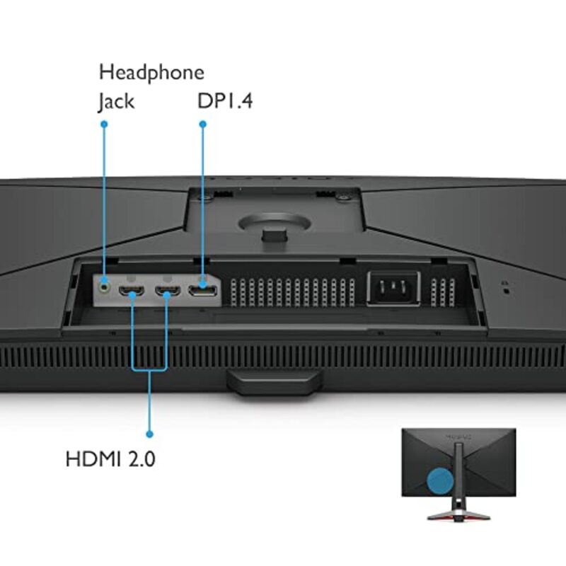BenQ 27 inch HDRi IPS 165Hz 1ms MPRT Free Sync Premium Gaming Monitor, EX2710S, Black