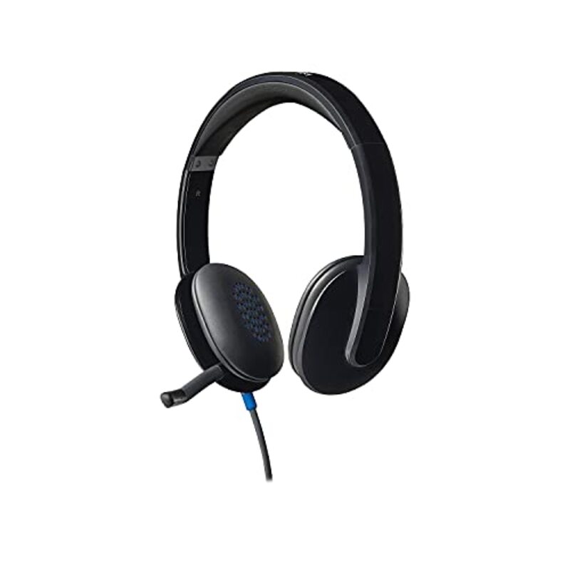 Logitech Wired On-Ear H540 Headset, Black