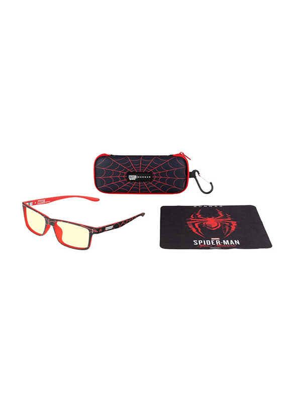 

Gunnar Full-Rim Rectangle Multicolour Computer Glasses for Kids Unisex, Amber Tint, CRU-11913, 125/14/49