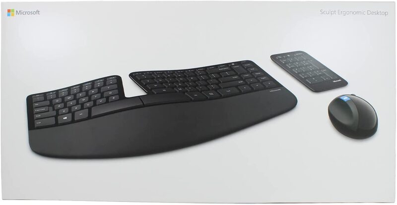 Microsoft L5V-00001 055 Wireless English Keyboard and Mouse Combo, Black