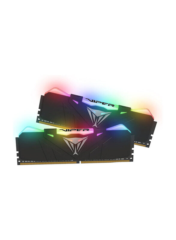 

Patriot Viper Gaming 16GB DDR4 Dram 3200Mhz RGB Series Memory Kit, Black