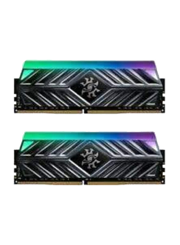 

N/a Xpg Spectrix D41 16GB DDR4 3200MHz RGB RAM for PC, 2 Pieces, Grey