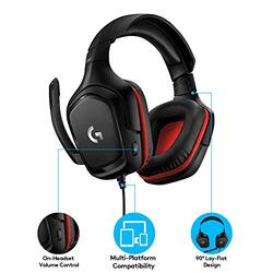 Logitech G 332 Wired Gaming Headset, Black