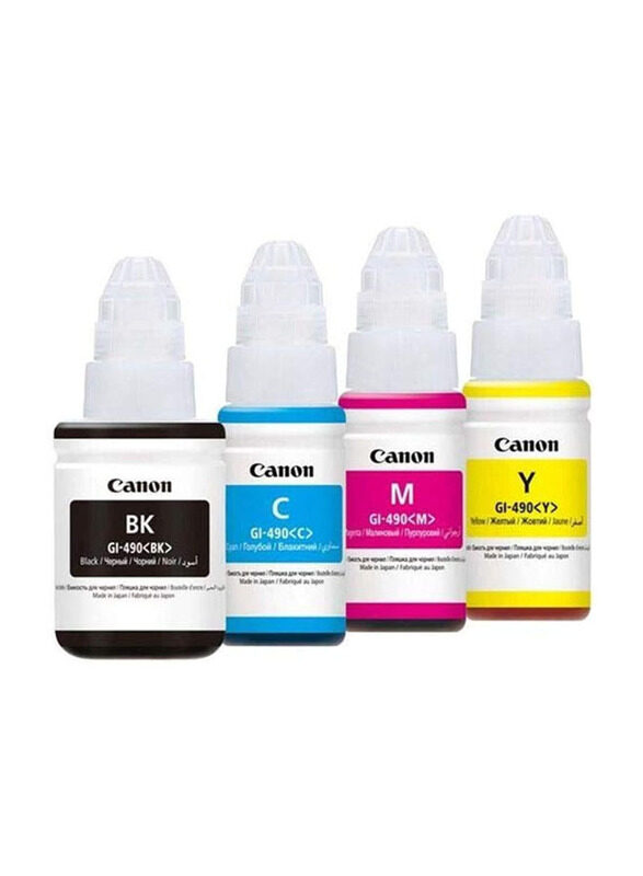 

Canon 490 Multicolour Ink Tank Cartridge Set, 4 Pieces