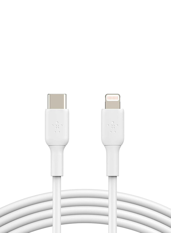 

Belkin 1-Meter USB-C Cable, USB Type-C to Lightning for Smartphones/Tablets, White