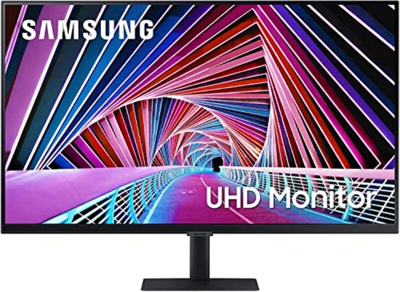 Samsung 27 Inch 4K Multi Display UHD LED Monitor with HDR10, IPS Panel, Borderless Design, 60Hz, LS27A700NWMXUE, Black