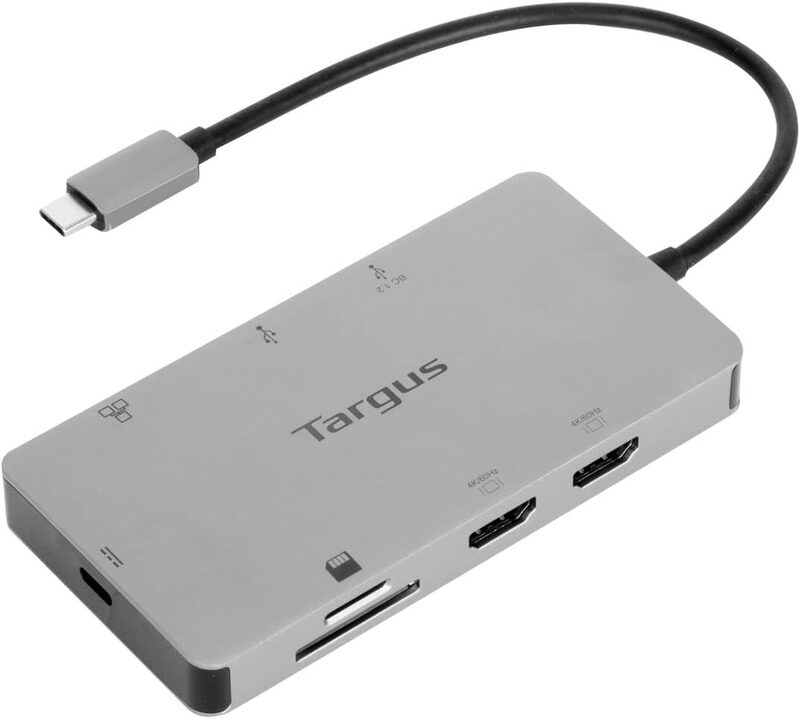 

Targus USB-C Universal Dual HDMI 4K Docking Station, 100W, Grey