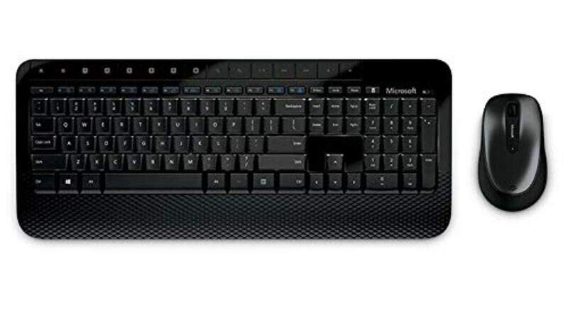 

Microsoft Wireless Desktop English Keyboard and Mouse, M7J-00028, Black