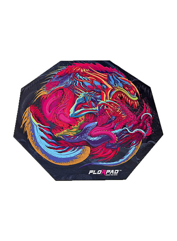 

Multiple Florpad Hyper Beast Gaming Chair Mat, Multicolour