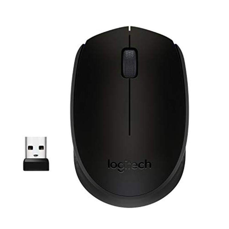 

Logitech M170 Wireless Optical Mouse, 910-004940, Black