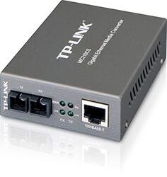 TP-Link MC210CS Gigabit Single-Mode Media Converter, Black