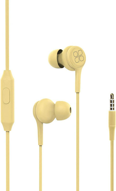 

Promate Wired In-Ear Earphones, Yellow