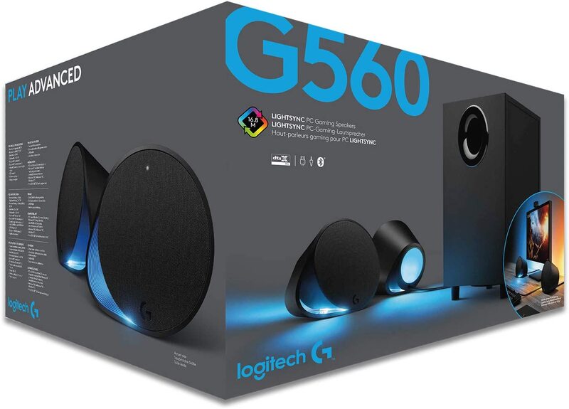 Logitech G G560 2.1 Gaming Speaker System, Black