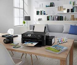 Epson EcoTank L850 6-Color Photo Printer with Epson's Integrated Ink Tank System, Black