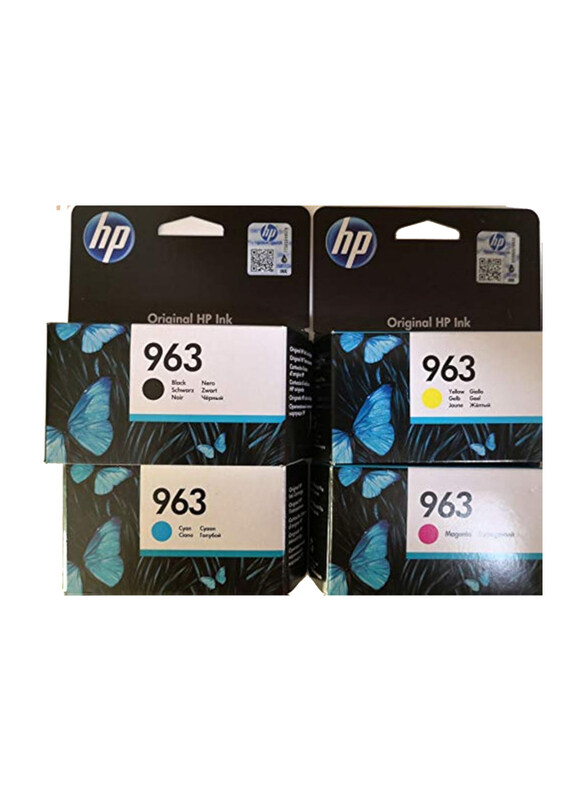 

HP 963 Multicolour 4-Piece Original Ink Cartridges Set