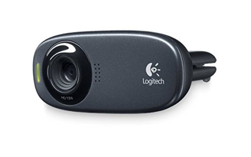 Logitech C310 HD Webcam, Black