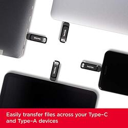 Sandisk 128 GB Ultra Dual Drive Go Type-C USB Flash Drive, Black