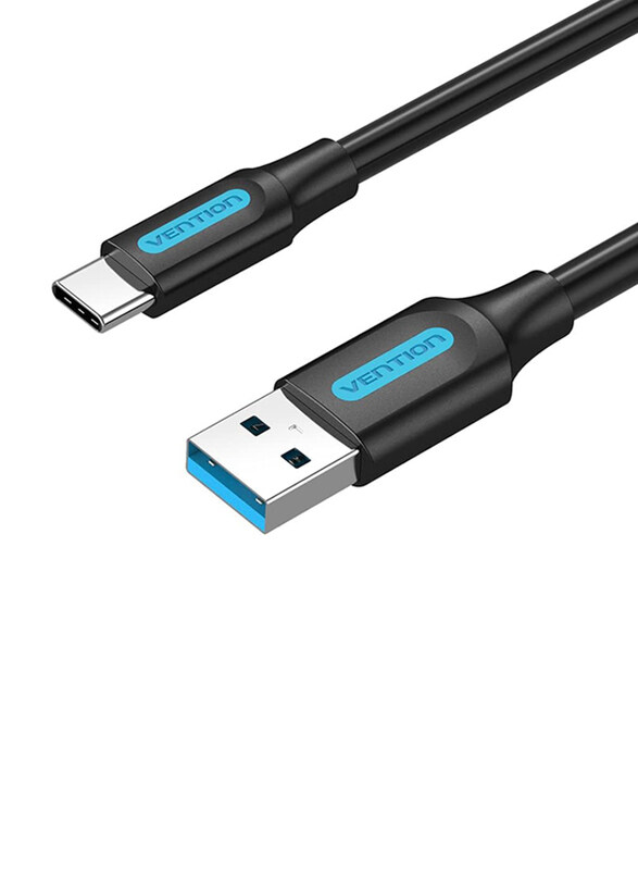 

Vention 0.5-Meter Charging Cable, USB 3.0 A to USB Type-C for Smartphones/Tablets, Black