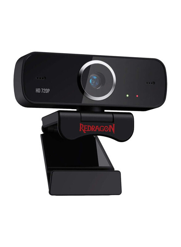 

Universal Redragon GW600 720P Webcam with Built-in Dual Microphone, Black