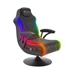 Xrocker 43324 Monsoon RGb 4.1 Gaming Chair, Black