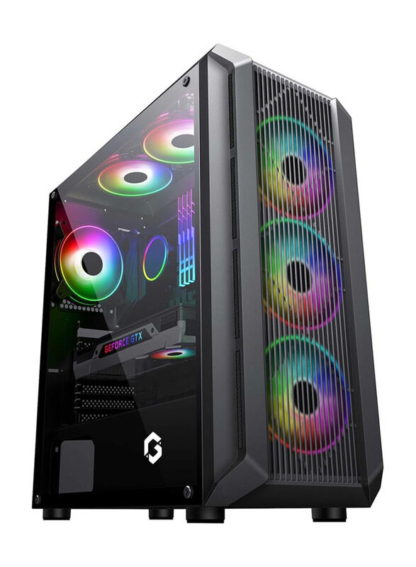 

PC Gameon Trident II S-Series Mid Tower Gaming Case, Black