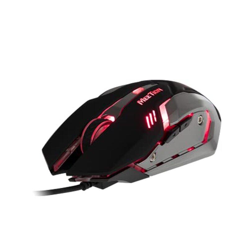 

Meetion MT-M915 Wired Optical Mouse, Black