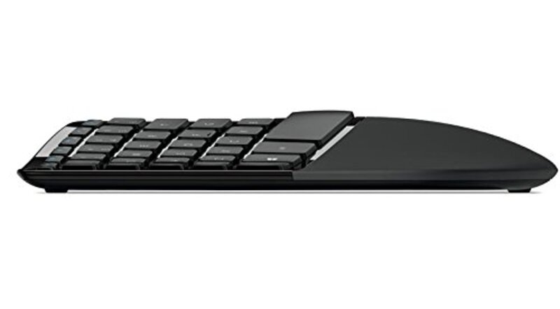 Microsoft Ergonomic Wireless English Keyboard, Black
