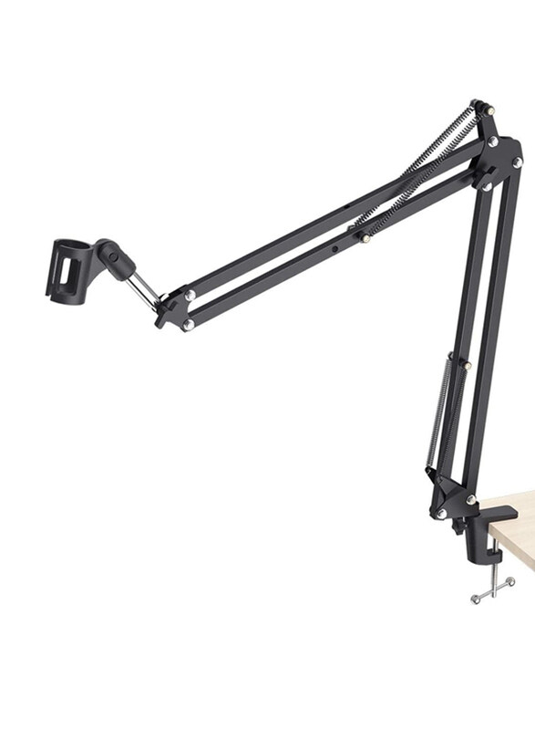 

Maono AU-B01 Microphone Suspension Boom Scissor Arm Stand, Black