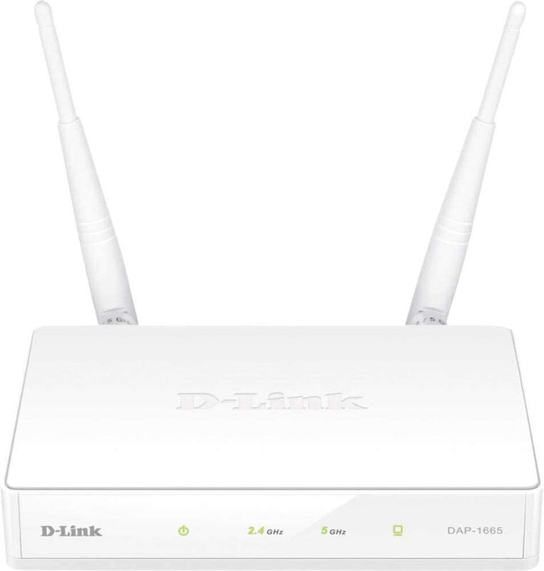 D-Link DAP-1665 Wireless AC1200 Wave 2 Dual-Band Access Point, White