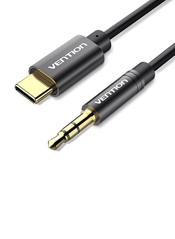 

Vention 1-Meter Audio Cable, USB Type-C to 3.5mm Male for Smartphone/Speaker, Black