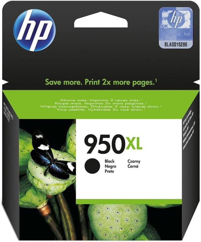 

HP 950XL High Yield Black Original Ink Cartridge for Officejet Pro 251/276/8100/8600/8610/8620/8640 Printers