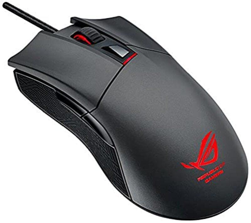 

Asus ROG Gladius Professional Wired Gaming Mouse for PC, Grey