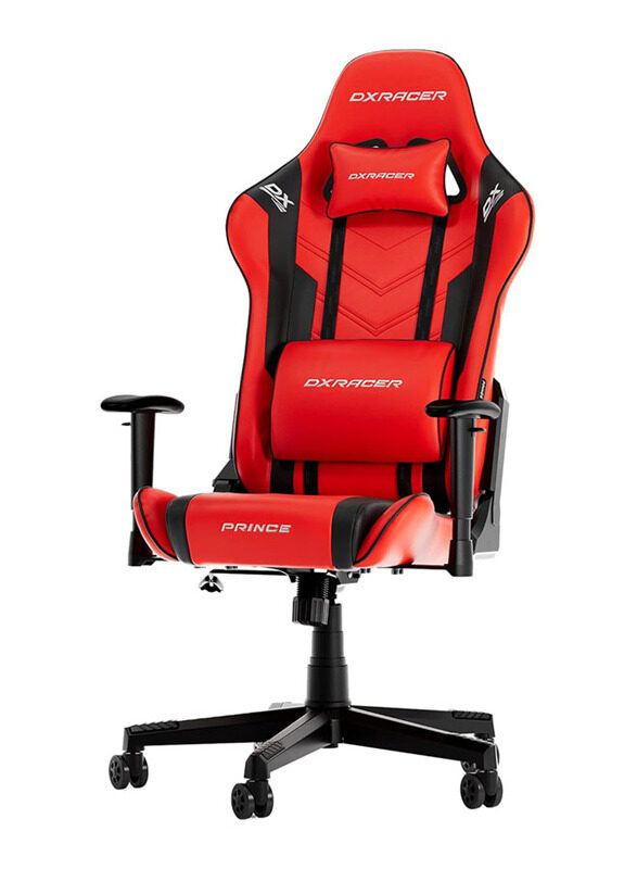 

Generic Dxracer Wireless The Original Prince P132 Faux Leather Gaming Chair, GC-P132-RN-FX2, Red/Black