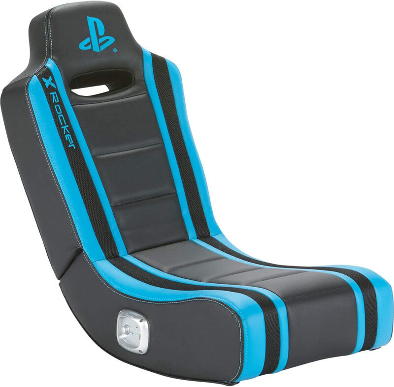 

Multiple X Rocker Playstation Geist 2.0 Floor Rocker Gaming Chair with 2.0 Sound System for Children and Teenagers, Black