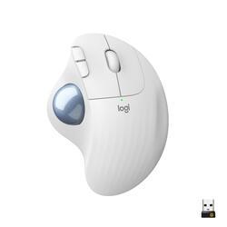 Logitech ERGO M575 Bluetooth Optical Computers Mouse, Off-White