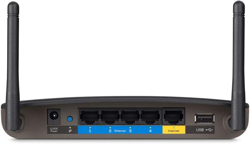Linksys EA6100 AC 1200 Dual-Band WiFi Router, Black