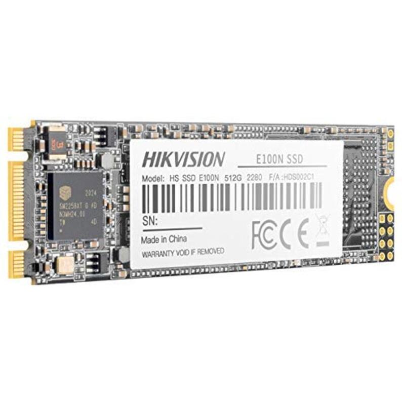 Hikvision 512GB E100N Internal SSD M.2 2280 interface SATA III Protocol SATA + SSD, Multicolour