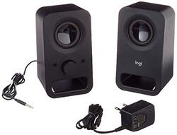 Logitech Z150 Compact Multimedia Wired Stereo Computer Speakers, Midnight Black